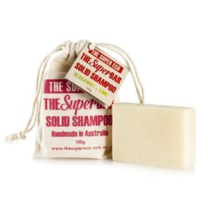 The Super Bar - Solid Shampoo Bar - Bergamot and Lime (100g)