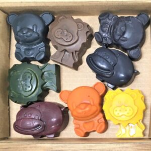 Eco Crayons - Plant Based Crayons - Animal (7 Pack)