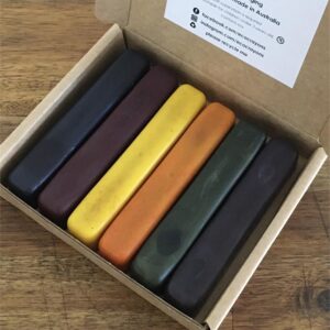 Eco Crayons - Plant Based Crayons - Sticks (6 Pack)