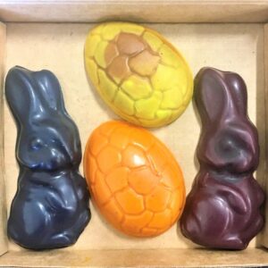 Eco Crayons - Plant Based Crayons - Easter Eggs & Bunnies (4 Pack)